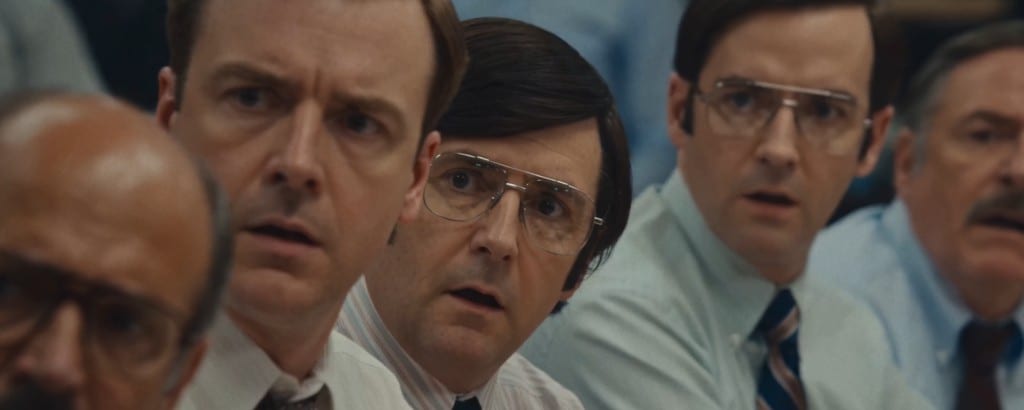 WIZE Can do comedy — shocked office workers in close-up