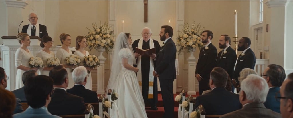 WIZE Can do comedy — wedding ceremony in a church